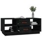 vidaXL kohvilaud, must, 100x50x41 cm, männipuit hind ja info | Diivanilauad | kaup24.ee