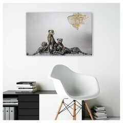 Seinale trükitud lõuend, Leopard - 120 x 78 cm цена и информация | Картины, живопись | kaup24.ee