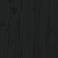vidaXL kohvilaud, must, 120x50x40,5 cm, männipuit hind ja info | Diivanilauad | kaup24.ee