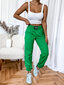 Naiste puuvillased vabaajapüksid Original, roheline hind ja info | Naiste püksid | kaup24.ee