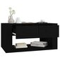 vidaXL kohvilaud, must, 102 x 50 x 45 cm, tehispuit hind ja info | Diivanilauad | kaup24.ee
