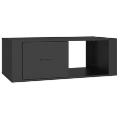 vidaXL kohvilaud, must, 100x50,5x35 cm, tehispuit hind ja info | Diivanilauad | kaup24.ee