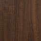 vidaXL kohvilaud, pruun tamm, 102 x 44,5 x 50 cm, tehispuit ja raud hind ja info | Diivanilauad | kaup24.ee