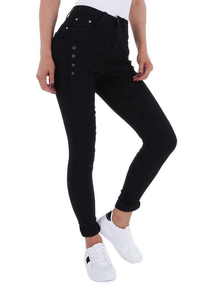Naiste teksapüksid, must hind ja info | Naiste teksad | kaup24.ee