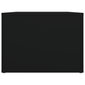 vidaXL kohvilaud, must, 80x50x36 cm, tehispuit hind ja info | Diivanilauad | kaup24.ee