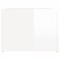 vidaXL kohvilaud, kõrgläikega valge, 80 x 50 x 36 cm, tehispuit hind ja info | Diivanilauad | kaup24.ee