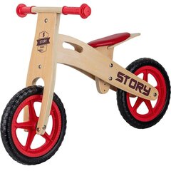 Story- Wooden Balance tõukeratas - Woody Red hind ja info | Jooksurattad | kaup24.ee