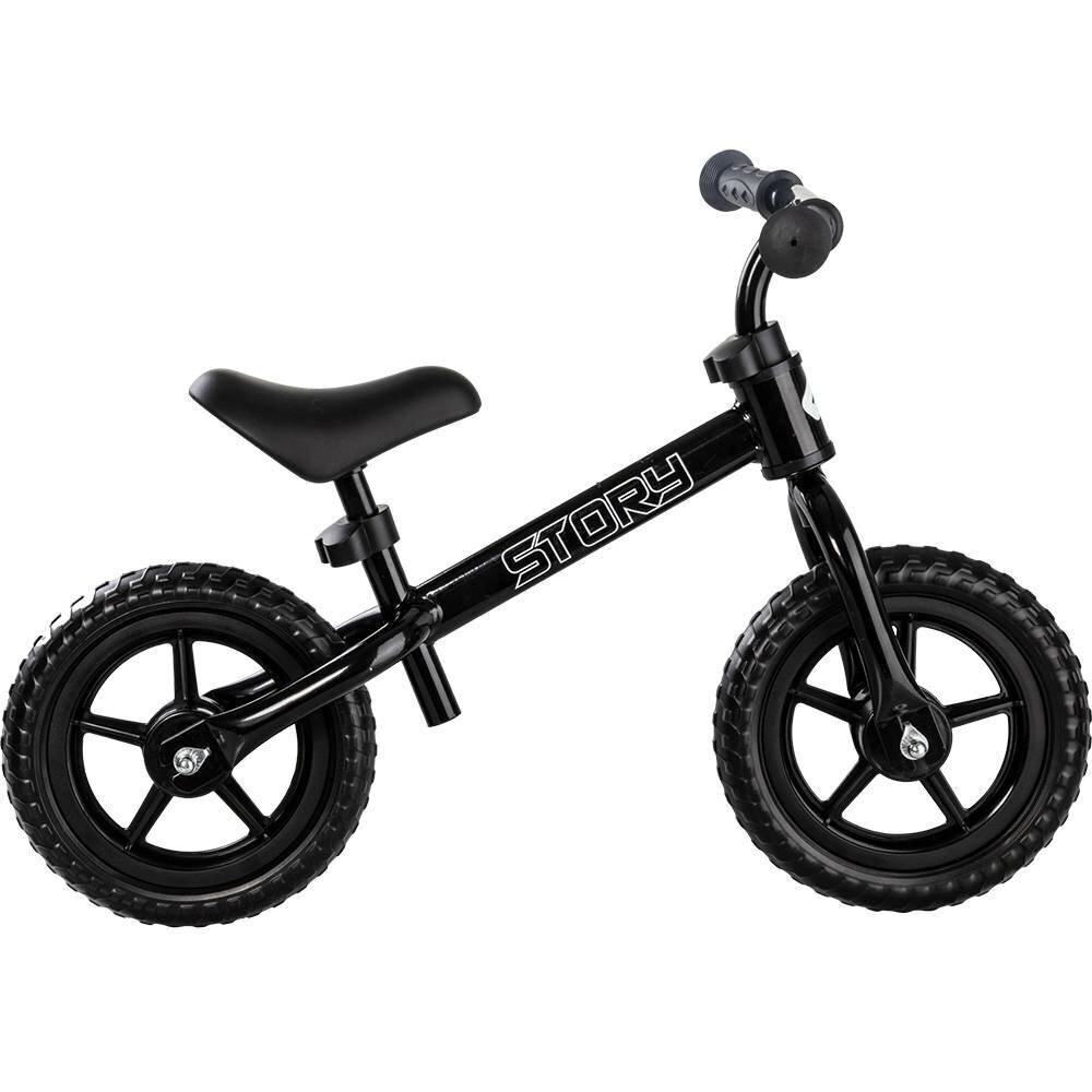 Story-Balance tõukeratas – Run Racer Balance Bike – must цена и информация | Jooksurattad | kaup24.ee