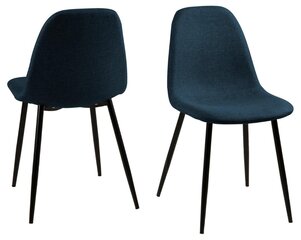 Обеденные стулья, Wilma, 4 шт, синие цена и информация | Стулья для кухни и столовой | kaup24.ee