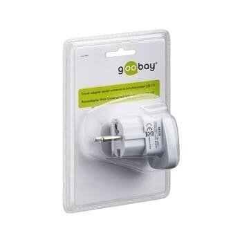 Reisiadapter Goobay 94026 цена и информация | Lülitid ja pistikupesad | kaup24.ee