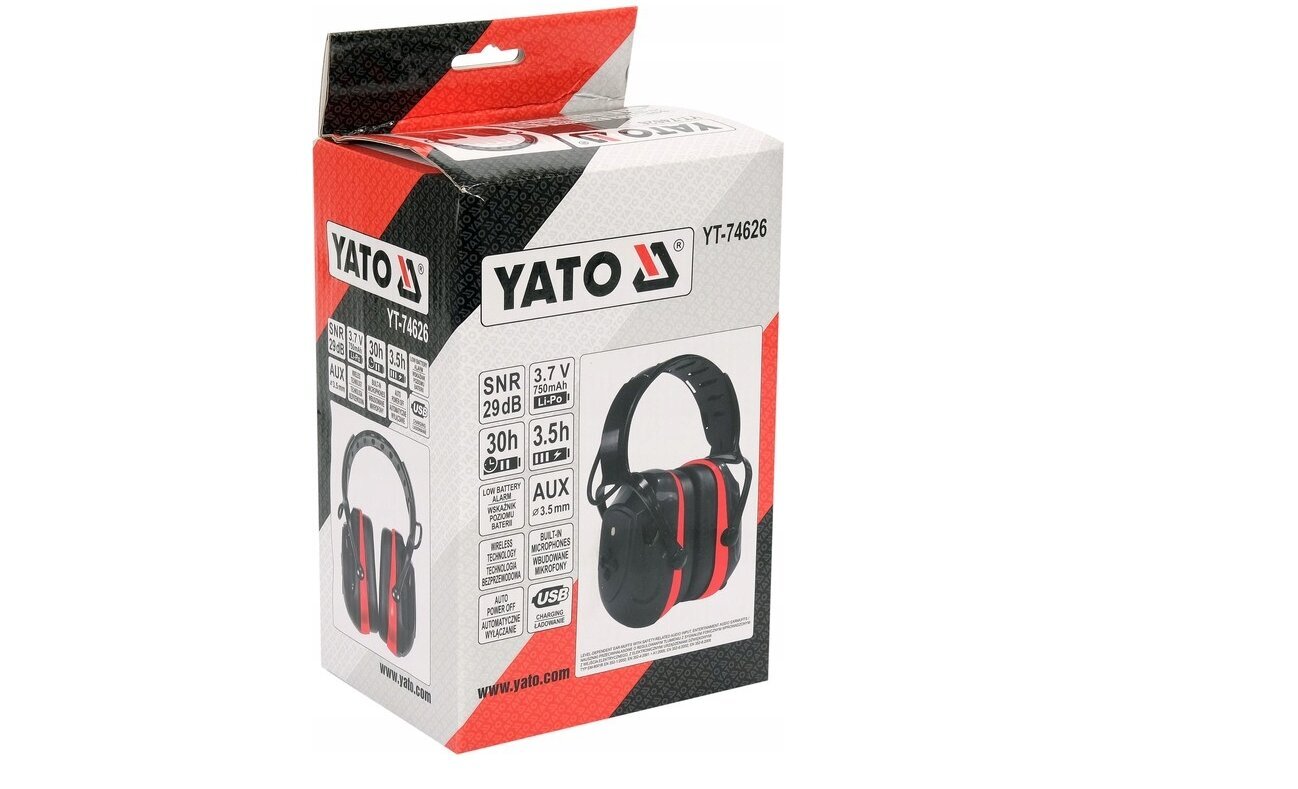 Yato YT-74626 müravastased kõrvaklapid hind ja info | Peakaitsmed | kaup24.ee