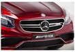 Mercedes S63 AMG, ühekohaline elektriauto lastele, punane цена и информация | Laste elektriautod | kaup24.ee