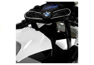 Детский электрический мотоцикл BMW S1000RR, серебристый цена и информация | Электромобили для детей | kaup24.ee