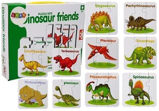 Puzzle - Dinosaurused Joonis 10 inglise keeles цена и информация | Развивающие игрушки | kaup24.ee