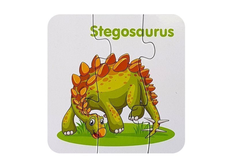 Puzzle - Dinosaurused Joonis 10 inglise keeles цена и информация | Arendavad mänguasjad | kaup24.ee