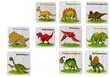 Puzzle - Dinosaurused Joonis 10 inglise keeles цена и информация | Arendavad mänguasjad | kaup24.ee