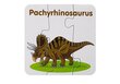 Puzzle - Dinosaurused Joonis 10 inglise keeles цена и информация | Arendavad mänguasjad | kaup24.ee