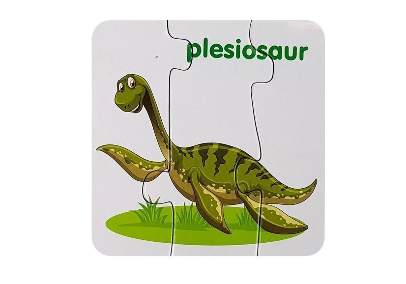 Puzzle - Dinosaurused Joonis 10 inglise keeles цена и информация | Arendavad mänguasjad | kaup24.ee