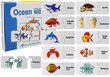 Puzzle - Water Animals Joonis 10 inglise keeles цена и информация | Arendavad mänguasjad | kaup24.ee