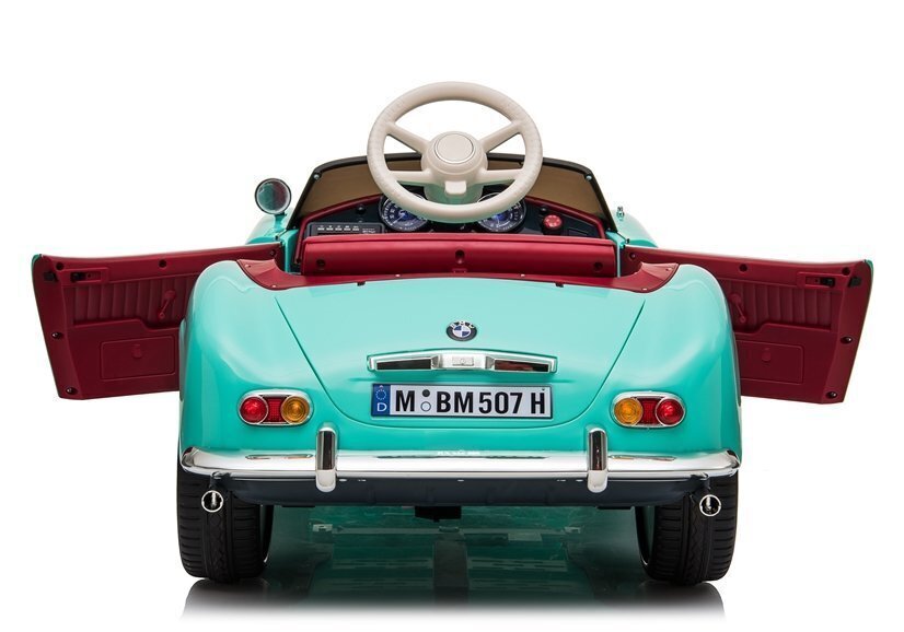 BMW Retro elektriauto lastele, roheline hind ja info | Laste elektriautod | kaup24.ee