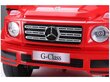 Mercedes G500 ühekohaline elektriauto lastele, punane цена и информация | Laste elektriautod | kaup24.ee