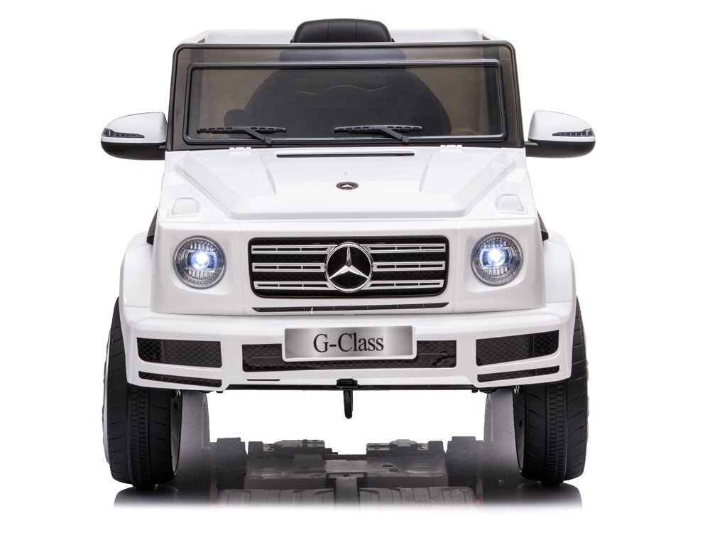 Mercedes G500 ühekohaline elektriauto lastele, valge hind ja info | Laste elektriautod | kaup24.ee