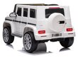 Mercedes G500 ühekohaline elektriauto lastele, valge hind ja info | Laste elektriautod | kaup24.ee