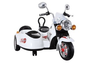 Детский электрический мотоцикл трехколесный SX138, белый цена и информация | Электромобили для детей | kaup24.ee