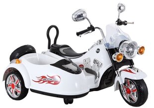 Детский электрический мотоцикл трехколесный SX138, белый цена и информация | Электромобили для детей | kaup24.ee
