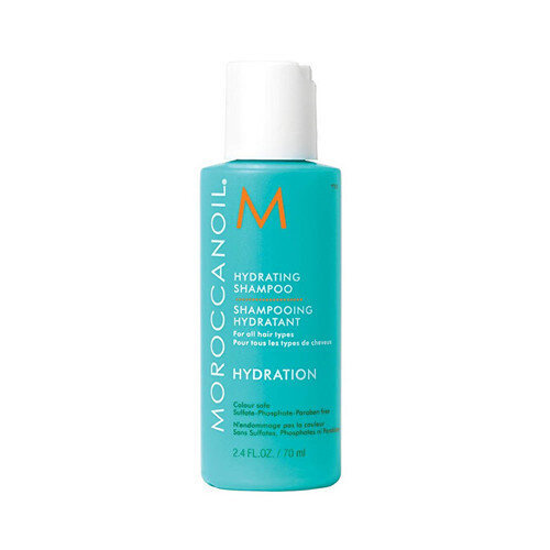 Niisutav šampoon argaaniaõliga kõikidele juuksetüüpidele Moroccanoil Hydrating Shampoo, 70ml цена и информация | Šampoonid | kaup24.ee