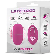 Виброяйцо Ecopurple с пультом дистанционного управления цена и информация | Вибраторы | kaup24.ee