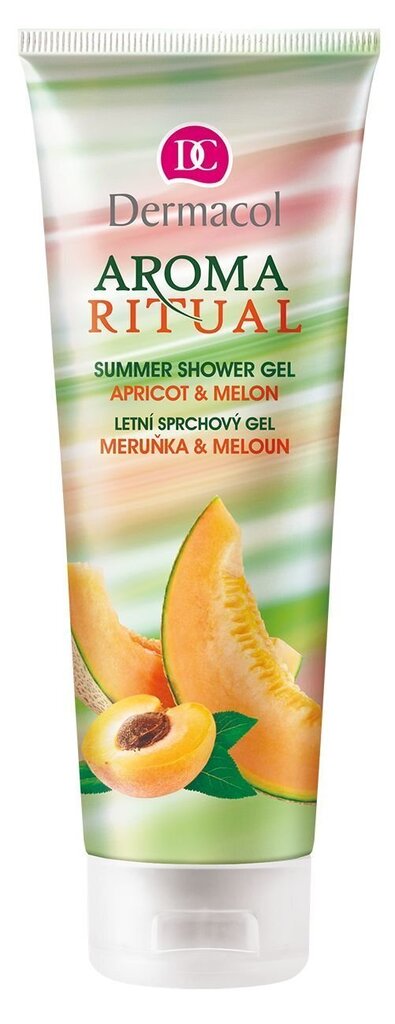 Dušigeel Dermacol Apricot &amp; Melon 250 ml hind ja info | Dušigeelid, õlid | kaup24.ee