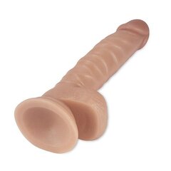 Dildo Real Extreme koos vibratsiooniga 8,5 Flesh цена и информация | Фаллоимитаторы | kaup24.ee