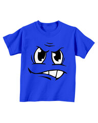 Детская футболка "Сердитое лицо" цена и информация | Оригинальные футболки | kaup24.ee