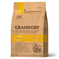 Kuivtoit täiskasvanud väikest tõugu koertele Grandorf, 3 kg цена и информация |  Сухой корм для собак | kaup24.ee