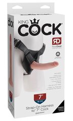 Фаллоимитатор с ремнем King Cock Strap-on цена и информация | БДСМ и фетиш | kaup24.ee