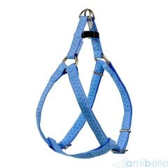 Кожаные подтяжки Amibelle Mac, 25 см, синие цена и информация | Ошейники, подтяжки для собак | kaup24.ee