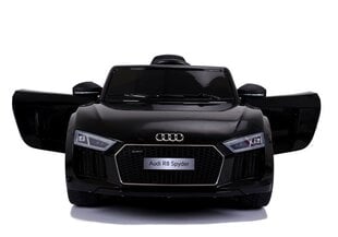 Suur Audi R8 JJ2198, ühekohaline elektriauto lastele, must цена и информация | Электромобили для детей | kaup24.ee