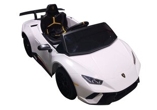 Lamborghini Huracan elektriauto lastele, valge hind ja info | Laste elektriautod | kaup24.ee