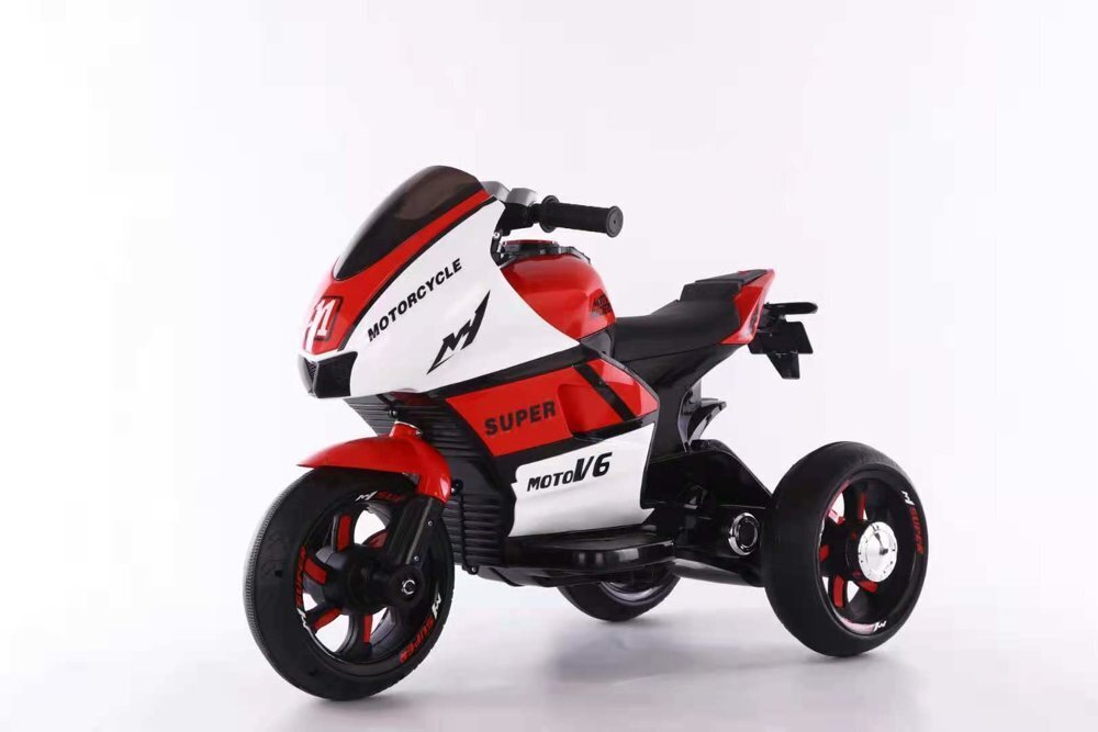 Elektrimootorratas lastele Moto V6 HT-5188, punane цена и информация | Laste elektriautod | kaup24.ee
