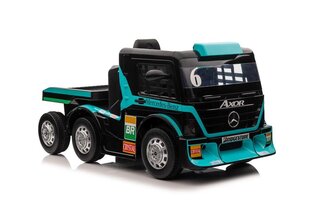 Одноместный электромобиль с прицепом Mercedes-Benz Axor XMX622, синий цена и информация | Электромобили для детей | kaup24.ee