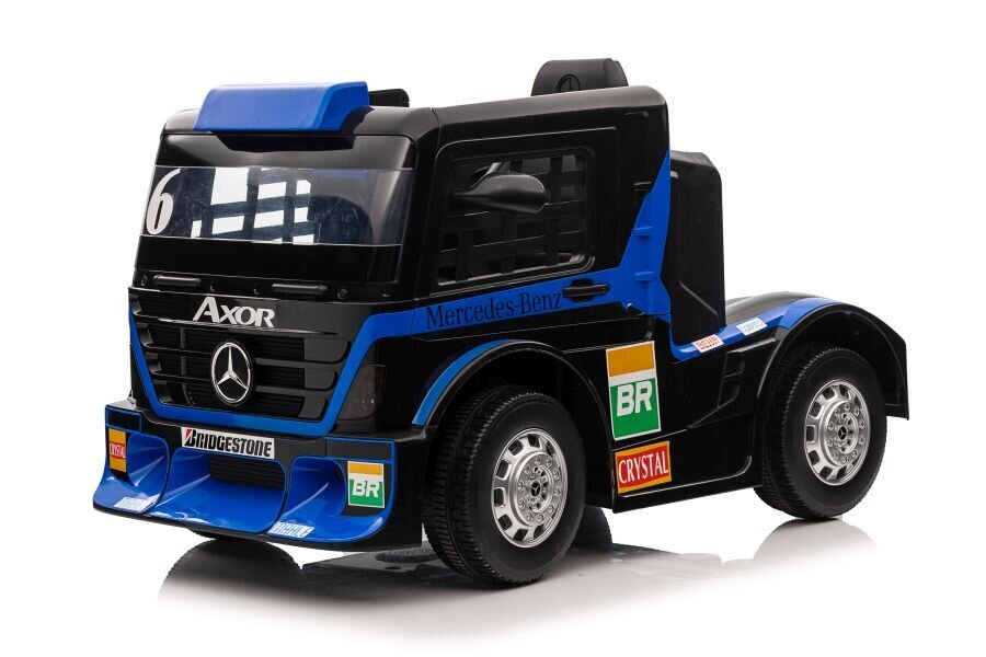 Mercedes-Benz Axor XMX622, ühekohaline elektriauto lastele, sinine цена и информация | Laste elektriautod | kaup24.ee