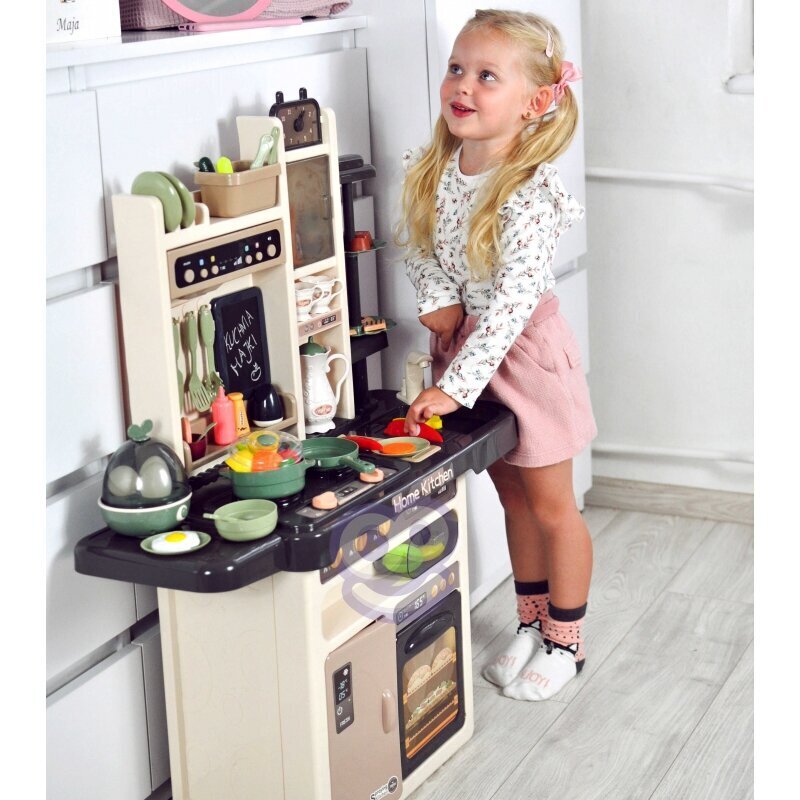Suur interaktiivne köök jooksva vee ja tarvikutega 65 tk Woopie hind ja info | Tüdrukute mänguasjad | kaup24.ee