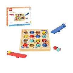 Деревянная настольная игра для детей «Летающая рыба», Tooky Toy цена и информация | Развивающие игрушки и игры | kaup24.ee