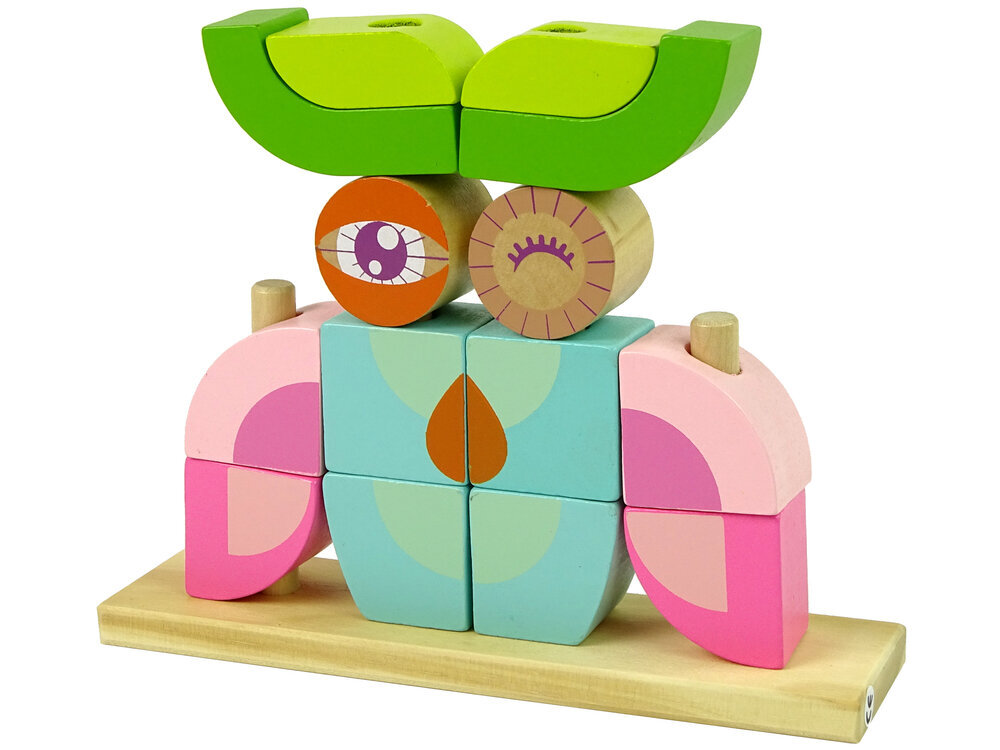 Öökull 3D puidust puzzle цена и информация | Arendavad mänguasjad | kaup24.ee