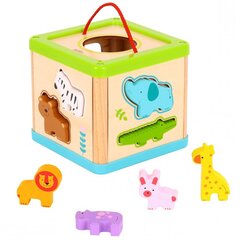 Puidust puzzle - Loomad Tooky mänguasi цена и информация | Игрушки для малышей | kaup24.ee