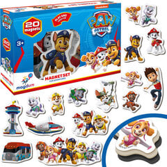 Magnetite komplekt "Paw Patrol", 20 tk hind ja info | Arendavad mänguasjad | kaup24.ee