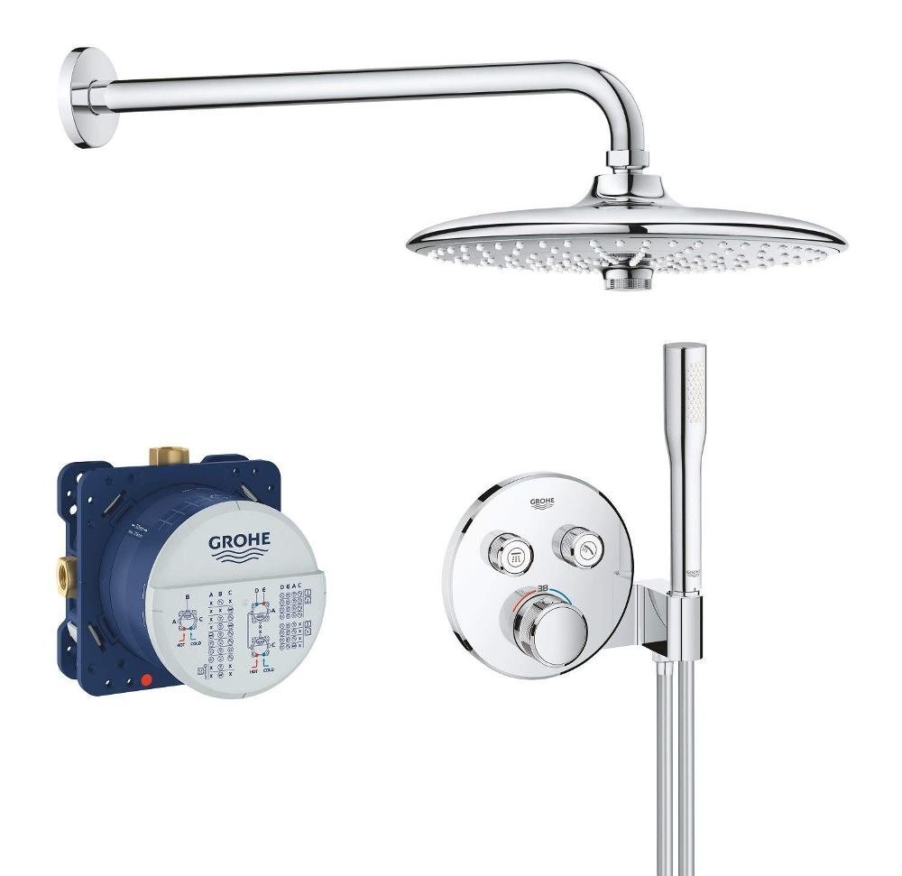 Grohe SmartControl Perfect varjatud dušisüsteem 34744000 hind ja info | Komplektid ja dušipaneelid | kaup24.ee