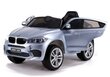 BMW X6 elektriauto lastele, hõbedane hind ja info | Laste elektriautod | kaup24.ee