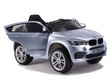 BMW X6 elektriauto lastele, hõbedane hind ja info | Laste elektriautod | kaup24.ee